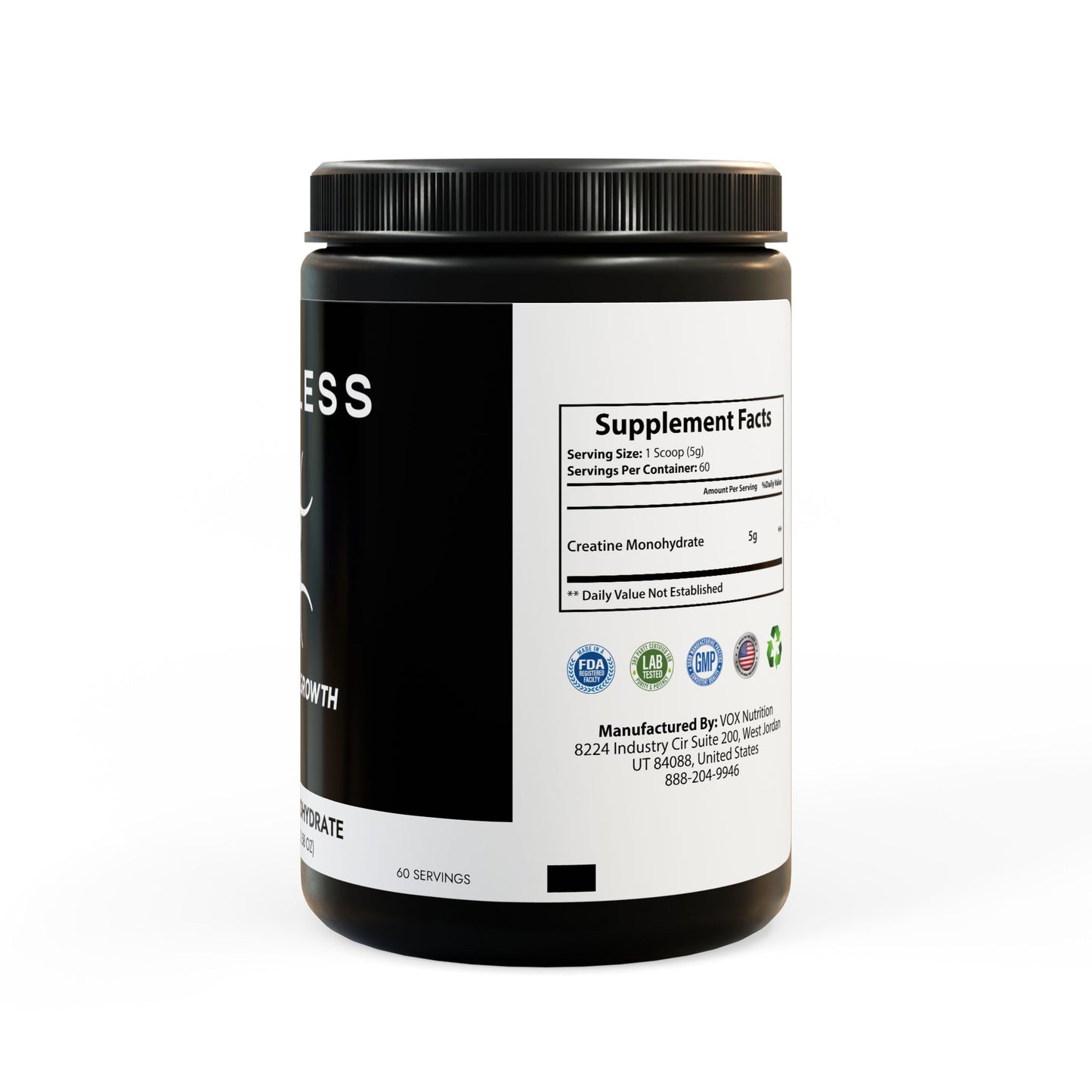 Creatine Monohydrate (300g, 10.58oz)