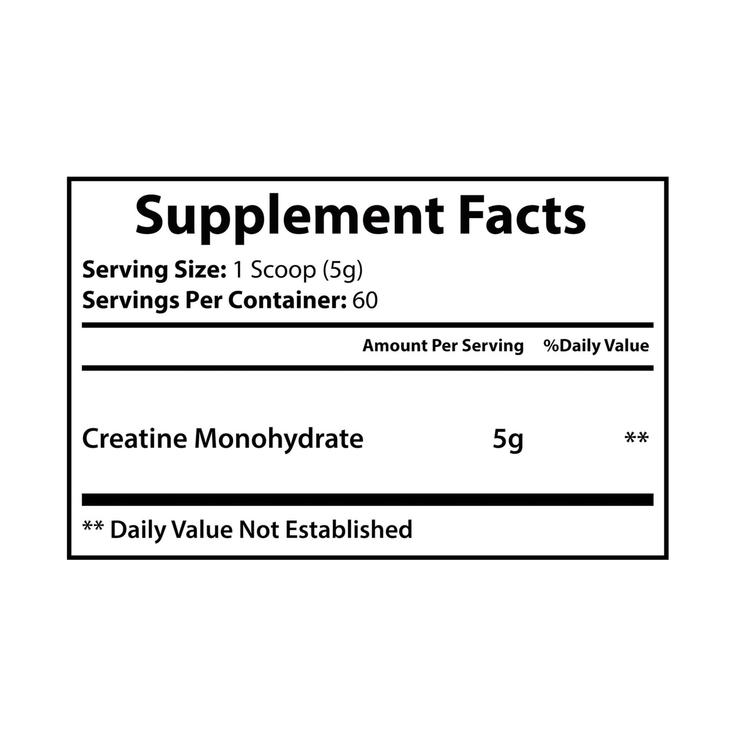 Creatine Monohydrate (300g, 10.58oz)