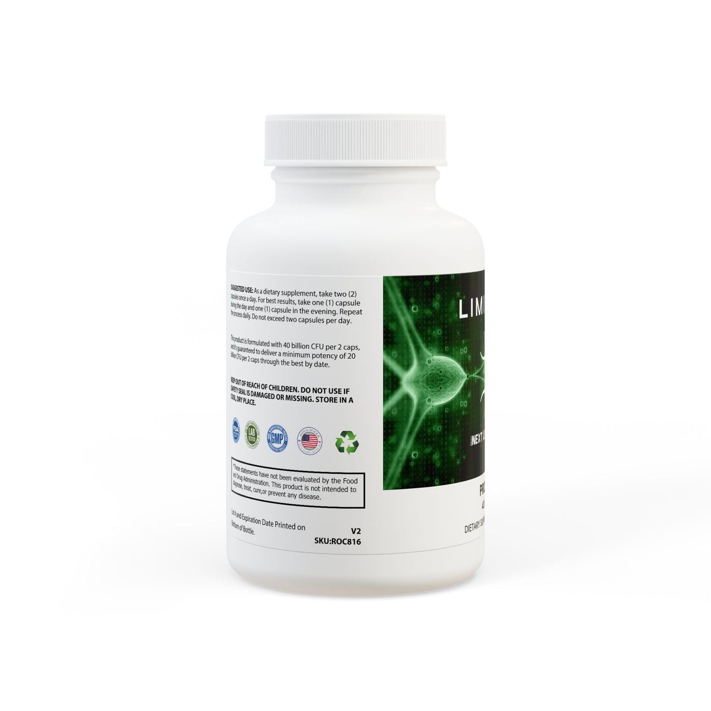 Probiotics - 40 Billion CFU  (60 Capsules)